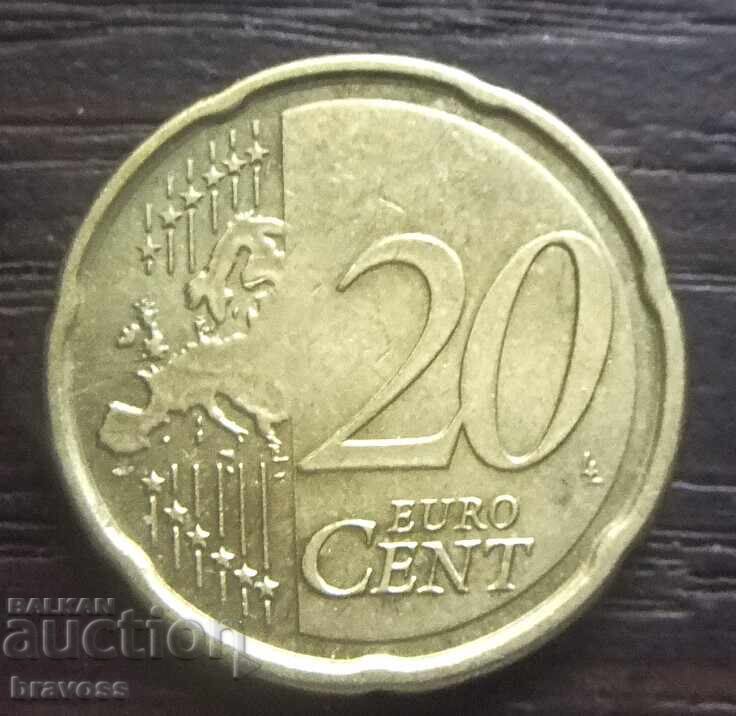 Σαν Μαρίνο - 20 λεπτά - 2008 με τιμή 4.80 BGN | € 2.45