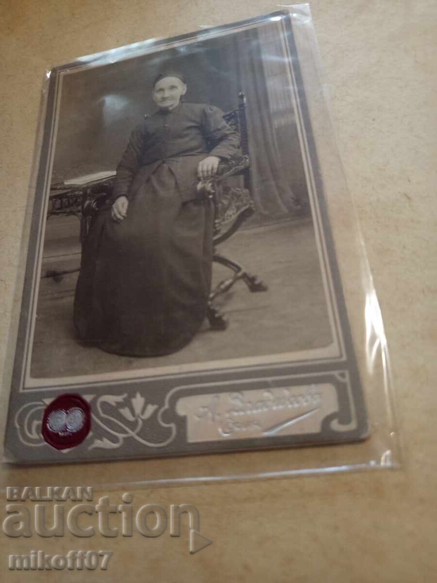 Photograph cardboard photography Alexander Vladikov Sofia