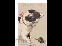 КОТКА И МИШКА ОК. 1904