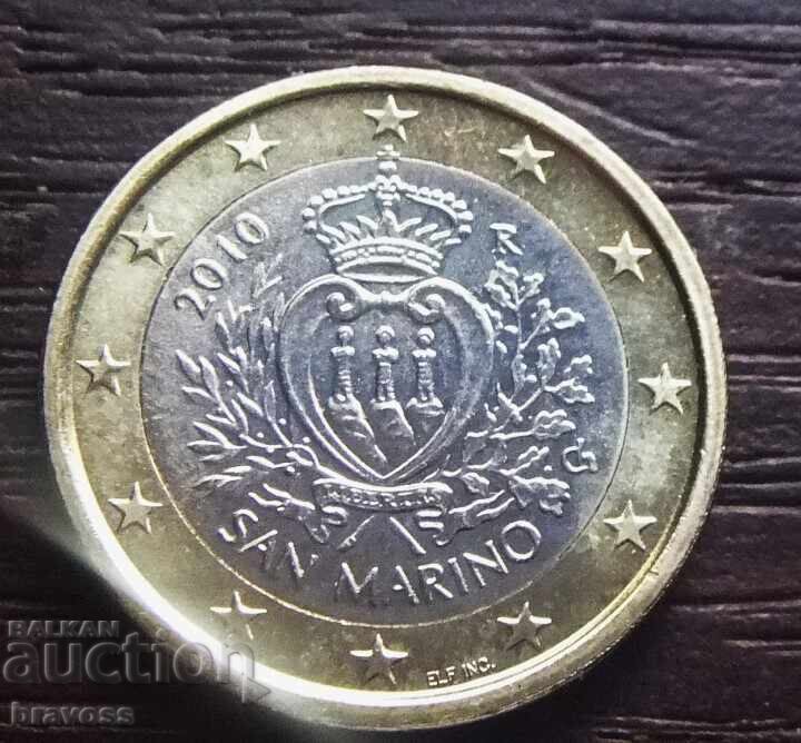 San Marino - 1 Euro - 2010 San Marino - 1 Euro - 2010