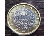 San Marino - 1 Euro - 2010