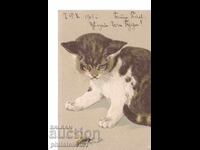 КОТКА И ПЧЕЛА ОК. 1904