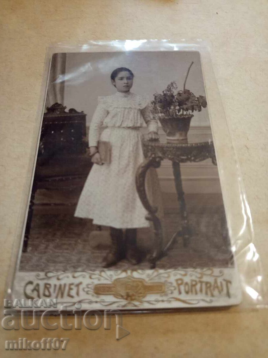 Φωτογραφία από χαρτόνι φωτογραφία Κλουτσοχώρι Σλίβεν μαθήτρια