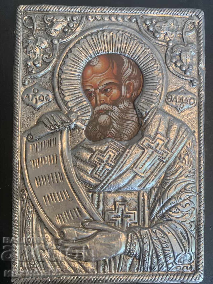 Auction  Icon of Saint Athanasius
