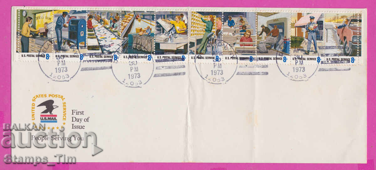 Аукцион 320087 / FDC САЩ Америка 1973 Пощенски услуги Аукцион 320087 / FDC САЩ Америка 1973 Пощенски услуги