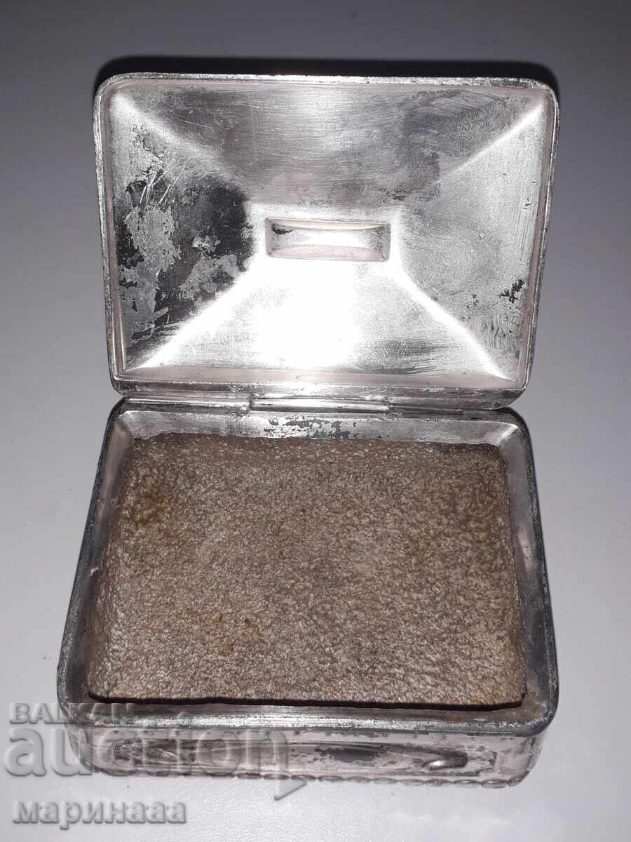 Antique Solid Tobacco Box - 5