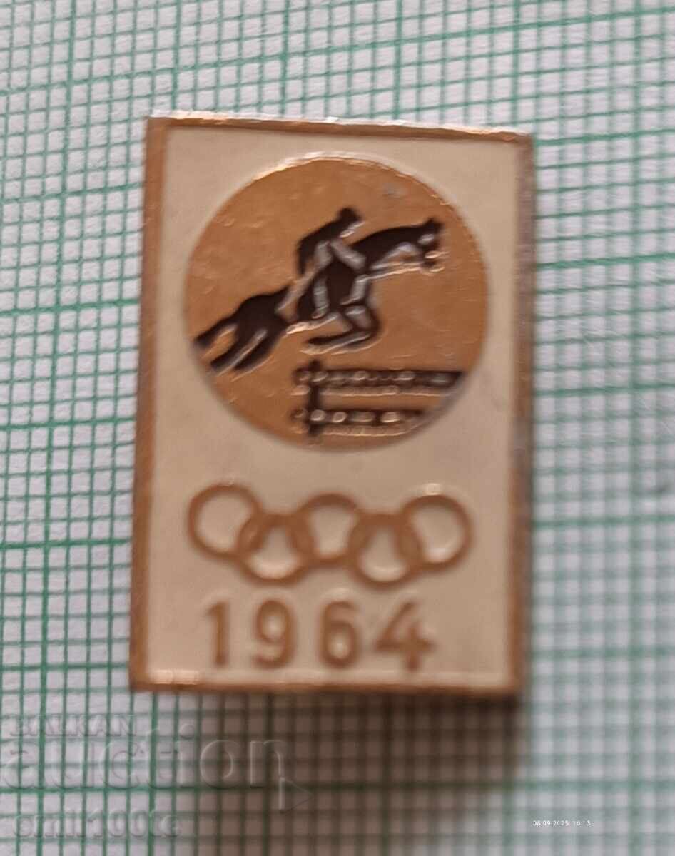 Badge - 1964 Tokyo Olympics Equestrian Sport USSR with price 5.00 BGN | € 2.56