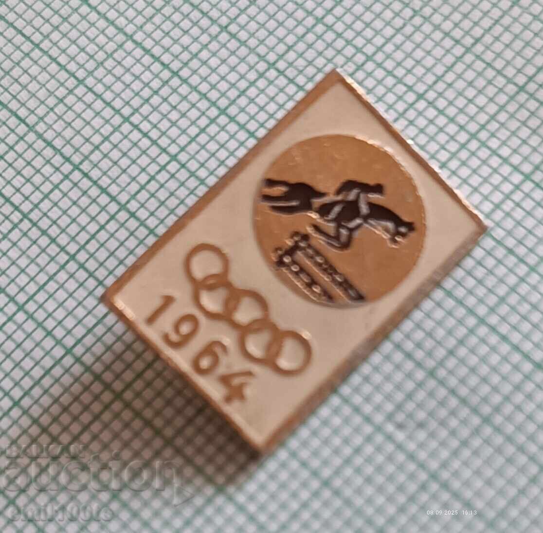 Auction  Badge - 1964 Tokyo Olympics Equestrian Sport USSR