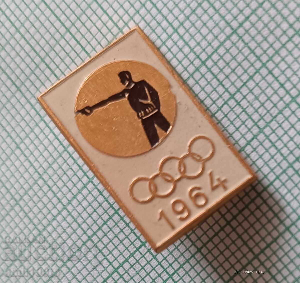 Auction  Badge - Tokyo 1964 Olympics Shooting Sport USSR