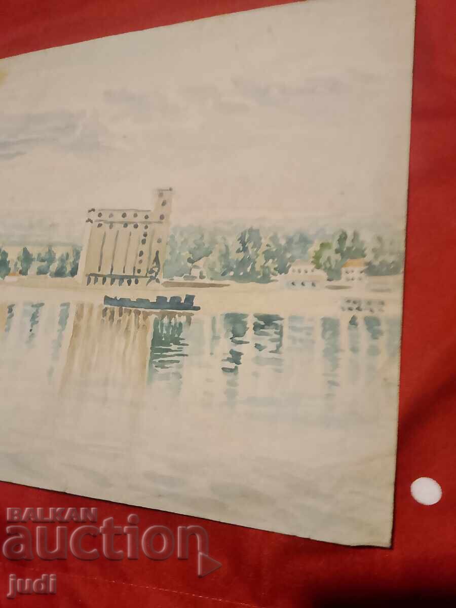 Ангел Ботев акварел картина - 5