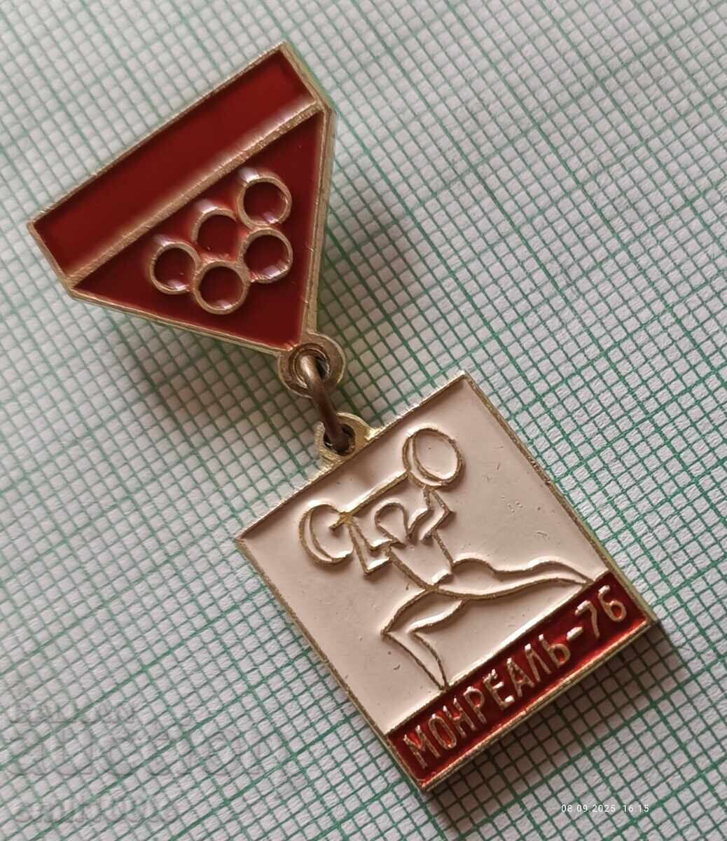 Licitație Insigna - Olimpiada Montreal 1976 Haltere URSS