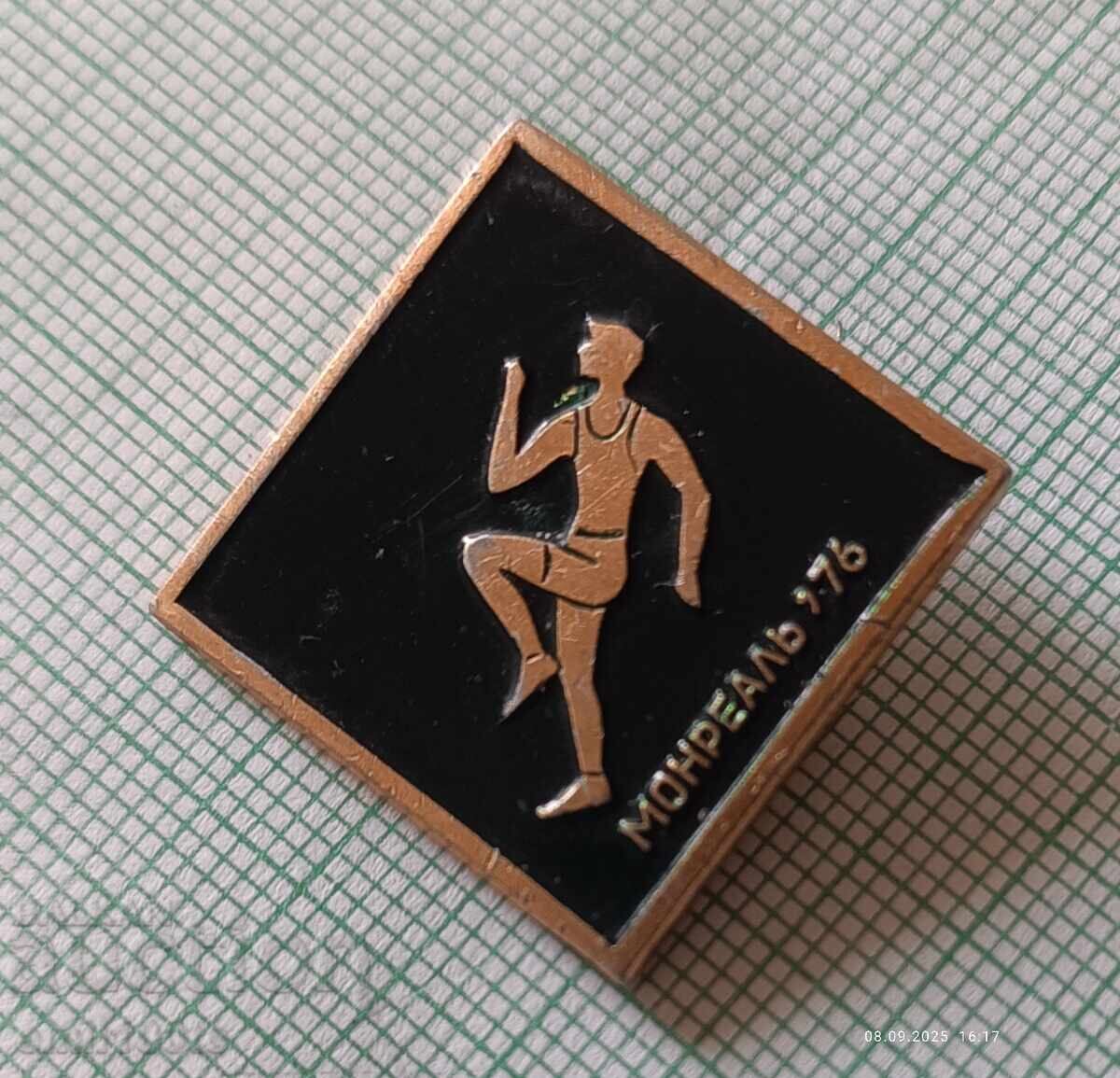 Badge - Montreal 1976 Olympics Athletics USSR with price 3.00 BGN | € 1.53
