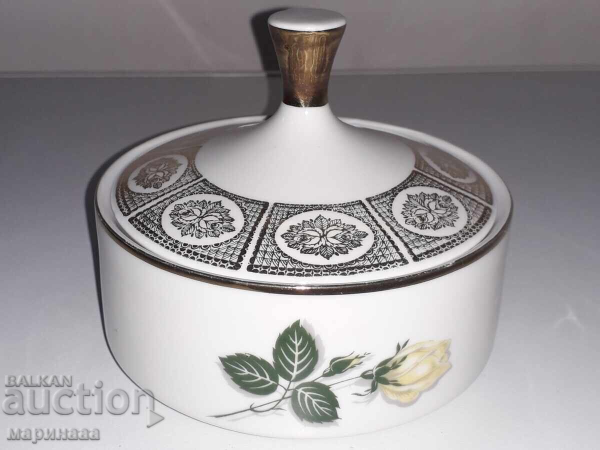 SUGAR BOWL. PORCELAIN. GOLD PLATING. BAVARIA with price 3.07 €