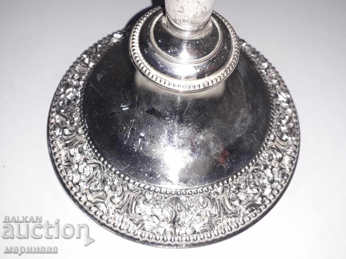 Доставка на СВЕЩНИК. ПОСРЕБРЕН ЦАМ