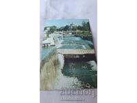 Ταχυδρομική κάρτα Πλέβεν Κέντρο με την καταρράκτη 1986