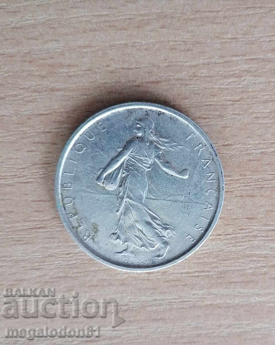 Франция - 5 франка 1964, сребро с цена 22.00 лв. | € 11.25 Франция - 5 франка 1964, сребро с цена 22.00 лв. | € 11.25