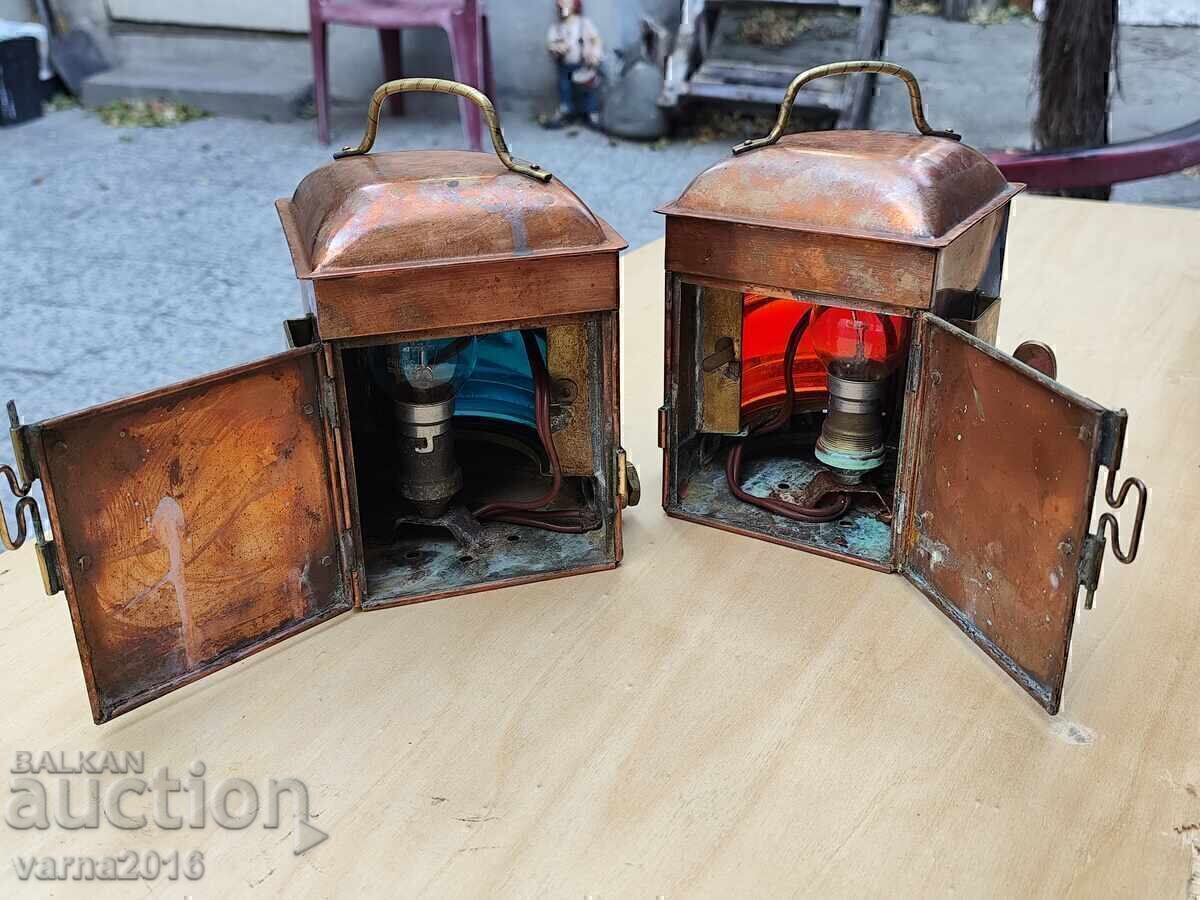 Delivery of Pair of Brass Navigation Lights Delivery of Pair of Brass Navigation Lights