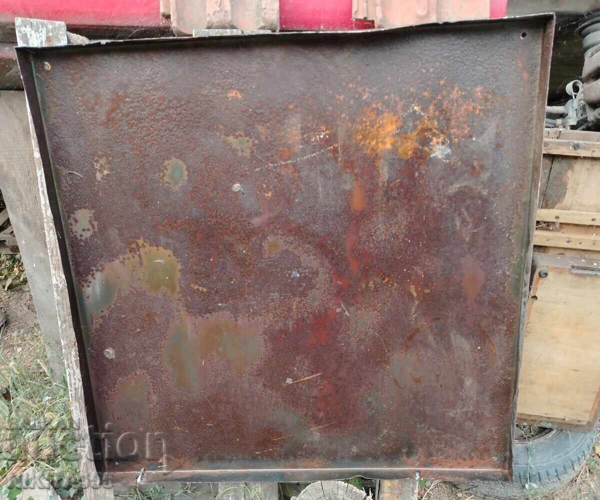 Rare Large Old Enamel Number, Sign - Three/3 - 5