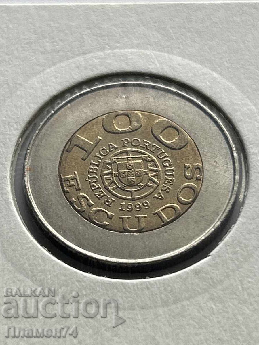 100 ескудо 1999 Португалия УНИЦЕФ с цена 8.00 лв. | € 4.09