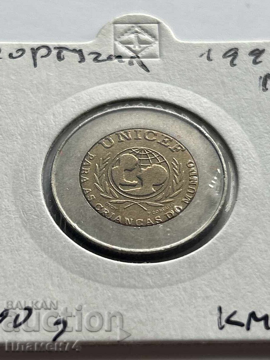 100 ескудо 1999 Португалия УНИЦЕФ