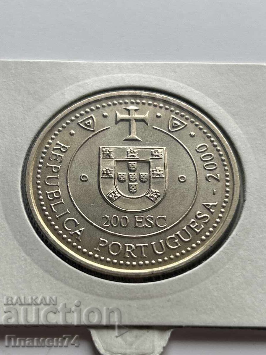 200 escudos 200 Portugalia Descoperirile lui Corte-Real cu preț 20.00 BGN | € 10.23 200 escudos 200 Portugalia Descoperirile lui Corte-Real cu preț 20.00 BGN | € 10.23