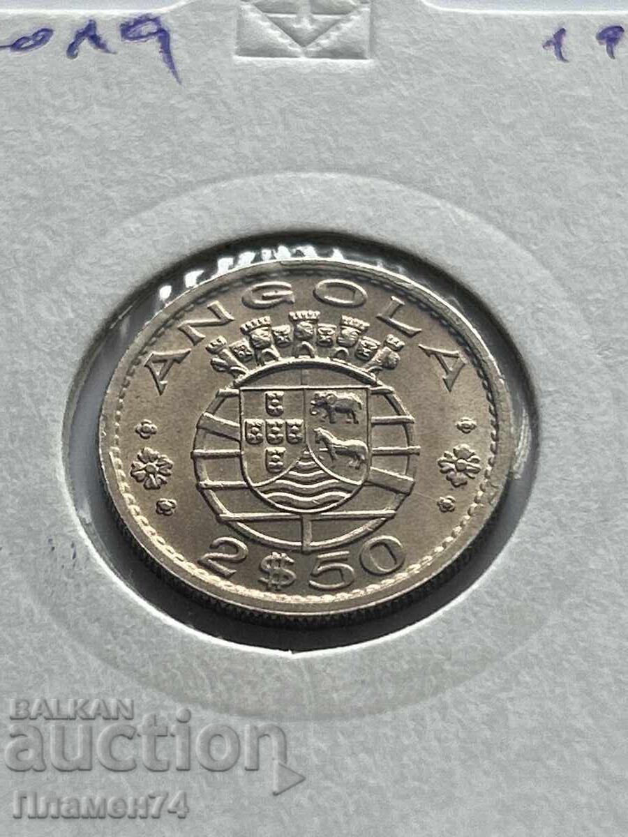 2.5 ескудо 1969 Ангола