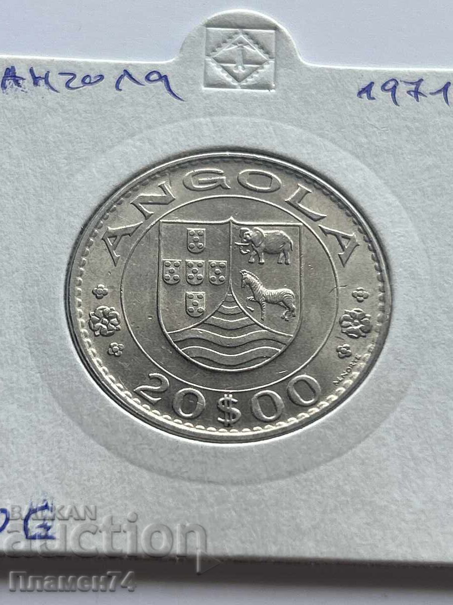 20 ескудо 1971 Ангола