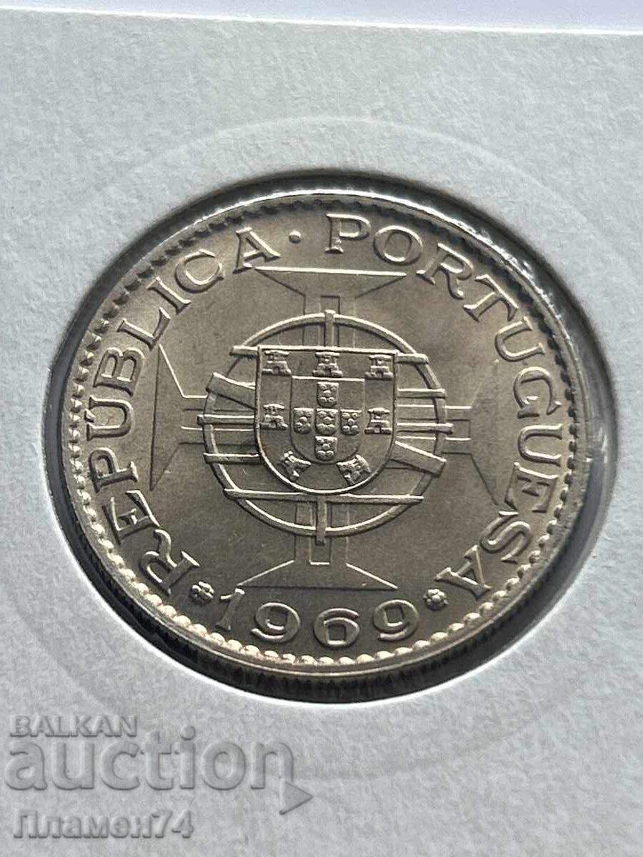 10 ескудо 1969 Ангола с цена 6.00 лв. | € 3.07