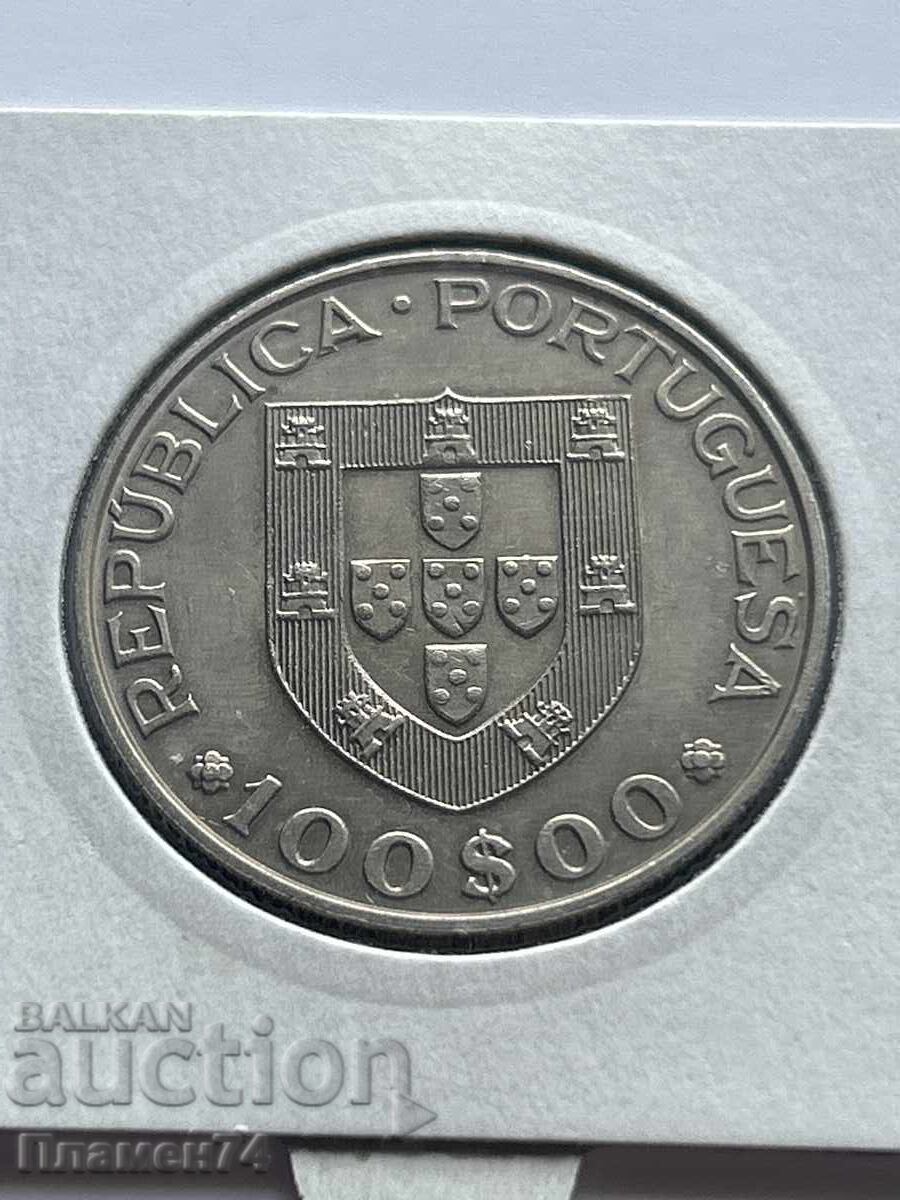 100 ескудо 1982 Международна година на хората с увреждания с цена 8.00 лв. | € 4.09