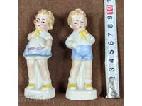 LOT FIGURINE DIN PORȚELAN BĂIAT FETIȚĂ FIGURĂ STATUETĂ SĂNĂTOASE