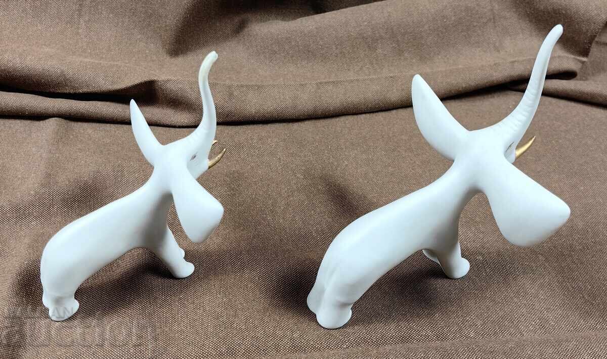 Доставка на ЛОТ ПОРЦЕЛАНОВИ ФИГУРКИ СЛОН СЛОНЧЕ ФИГУРА СТАТУЕТКА ЗДРАВИ