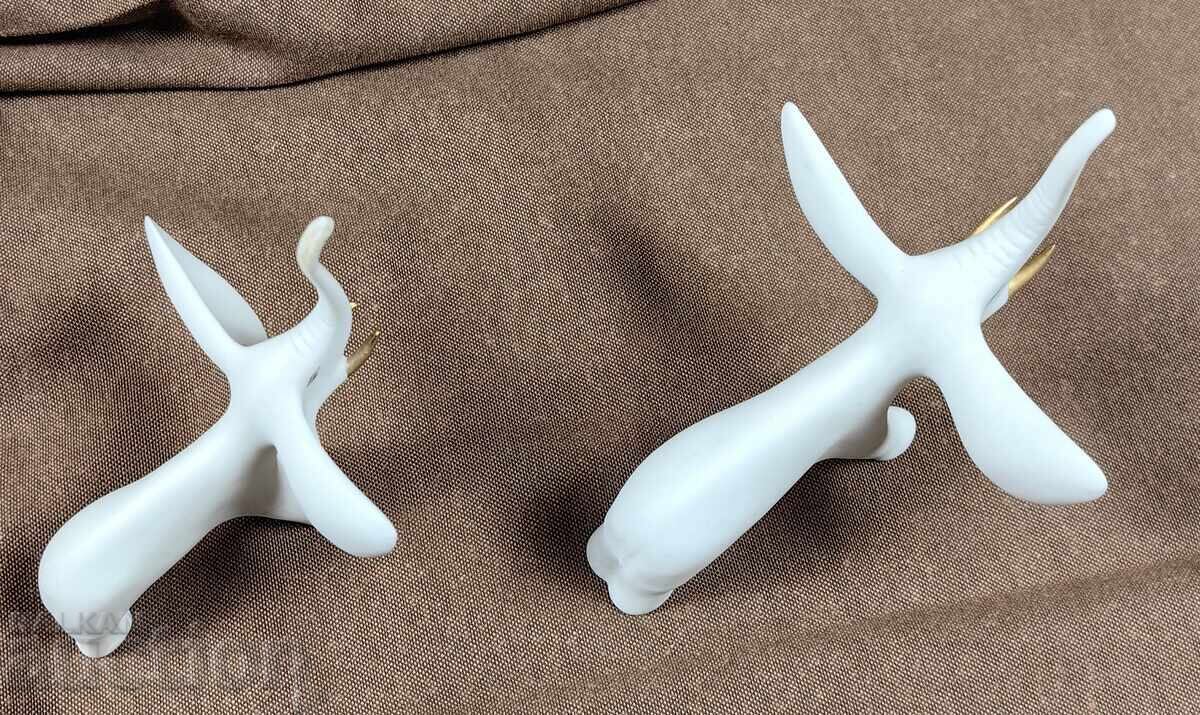 ЛОТ ПОРЦЕЛАНОВИ ФИГУРКИ СЛОН СЛОНЧЕ ФИГУРА СТАТУЕТКА ЗДРАВИ - 5