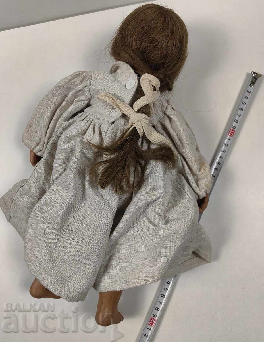 Παράδοση Πάνω από 100-ΕΤΗΣ ΜΕΓΑΛΗ ΜΑΡΚΑΡΙΣΜΕΝΗ ΚΟΥΚΛΑ ΠΑΠΙΕ ΜΑΣΕ