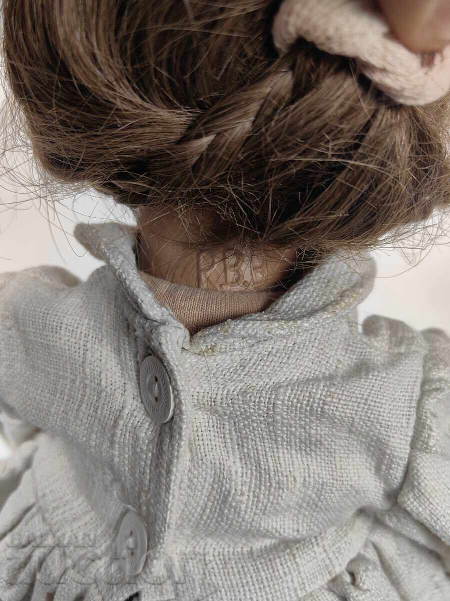 OVER 100-YEAR-OLD LARGE MARKED PAPIER-MÂCHÉ DOLL - 5 OVER 100-YEAR-OLD LARGE MARKED PAPIER-MÂCHÉ DOLL - 5