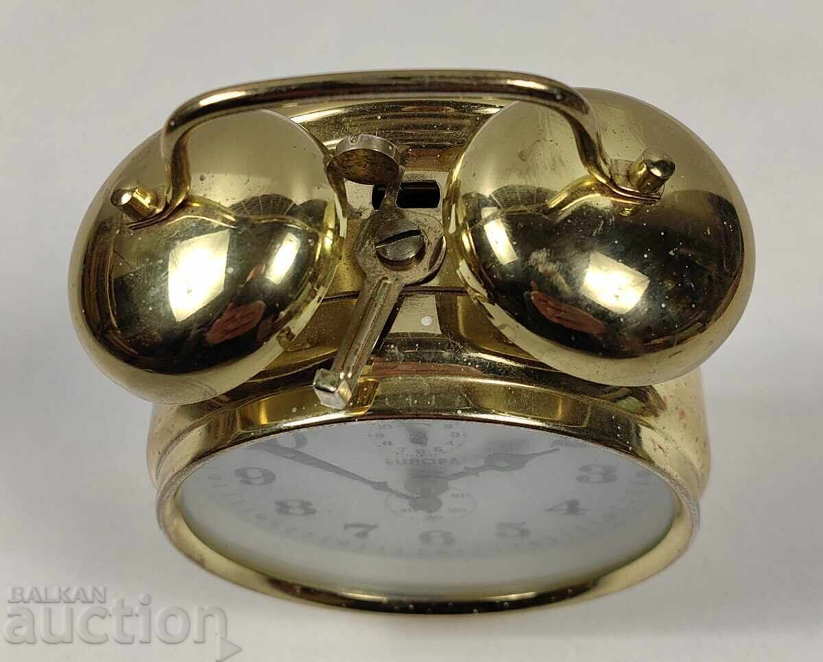 OLD ALARM CLOCK WITH BELL, BELL DOESN'T WORK - FOR INTERIOR with price € 12.78 | 25.00 BGN