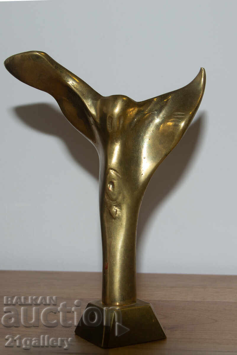 Αυθεντικό χάλκινο γλυπτό, πλαστική στυλιζαρισμένο σώμα με τιμή 300.00 BGN | € 153.39