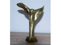 Sculptură de bronz originală, plastică corp stilizat