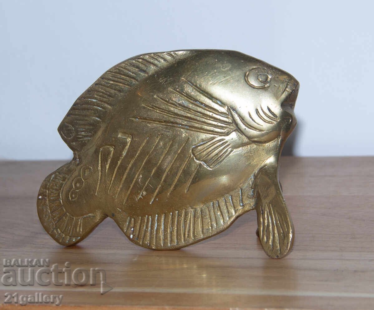 Παράδοση Αυθεντικό μπρούτζινο γλυπτό, πλαστικό ψάρι