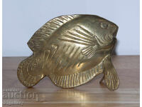 Sculptură din bronz originală, plastică pește