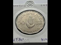 50 ngwee 1972 Zambia