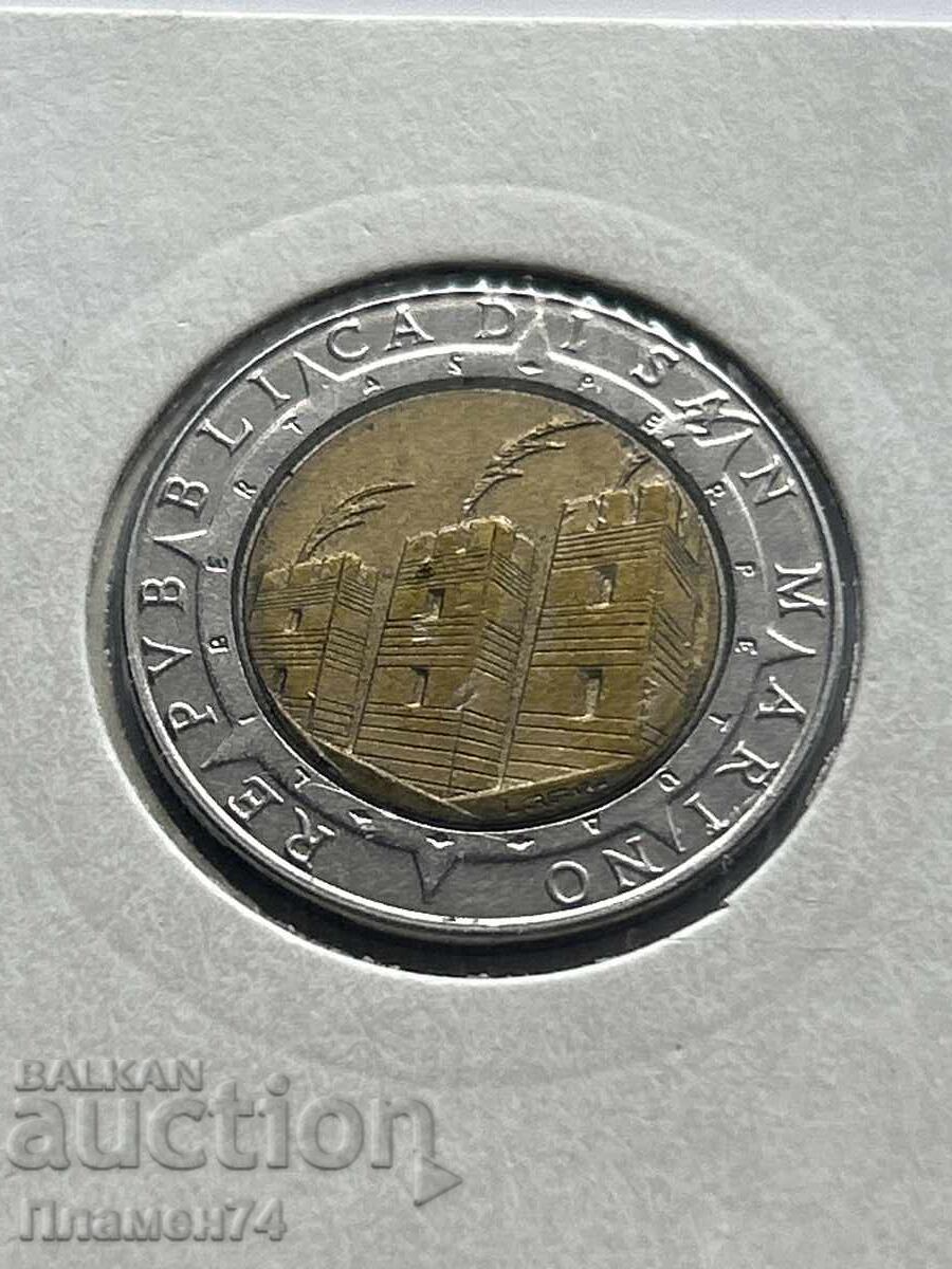 500 λίρες 1992 Σαν Μαρίνο