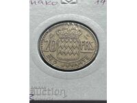 20 franci 1951 Monaco