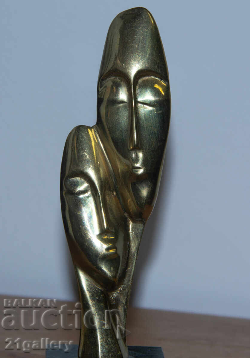 Bogdan Bondikov (1960 -) bronze sculpture, plastic, faces with price 100.00 BGN | € 51.13