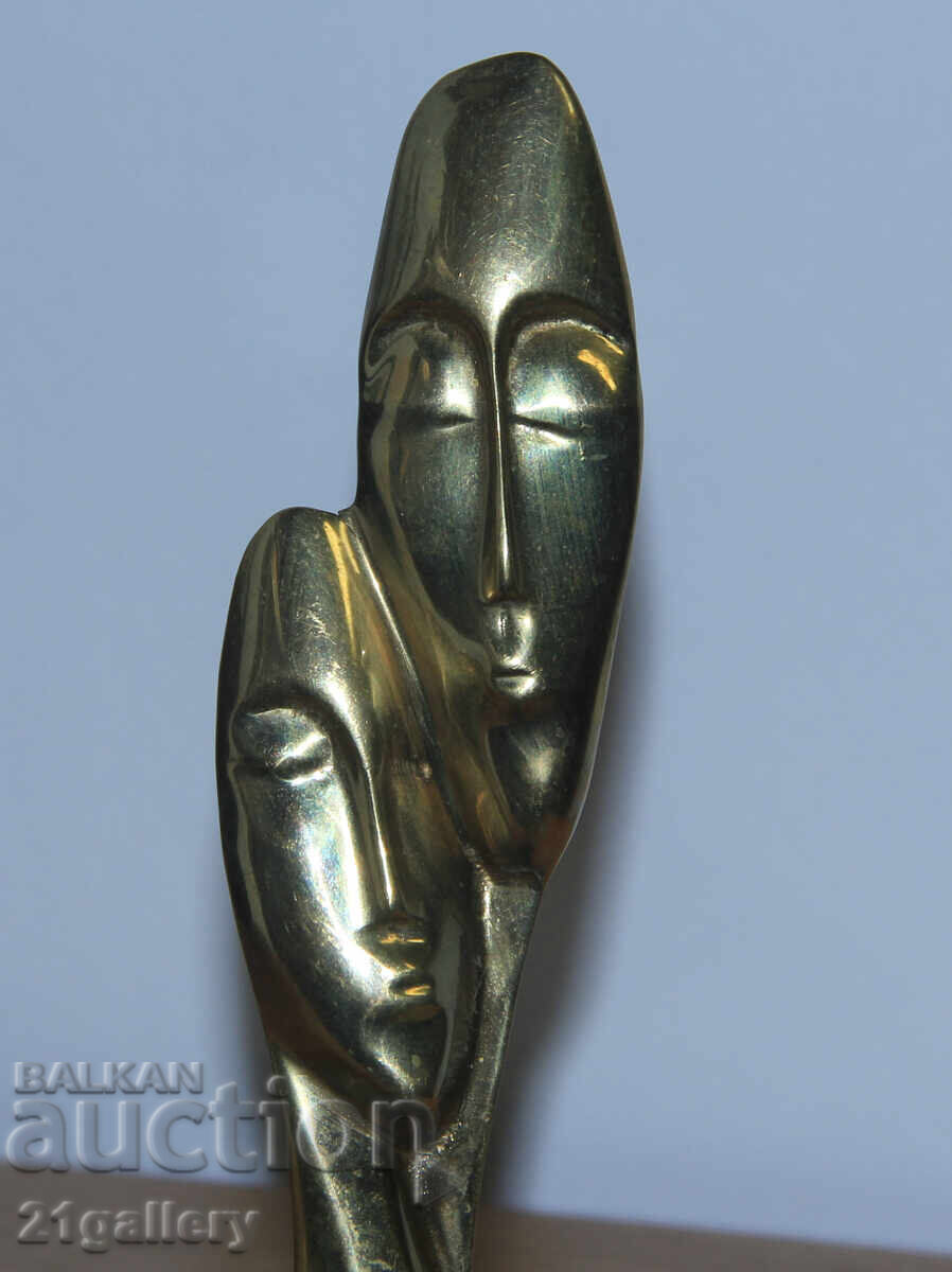 Auction  Bogdan Bondikov (1960 -) bronze sculpture, plastic, faces