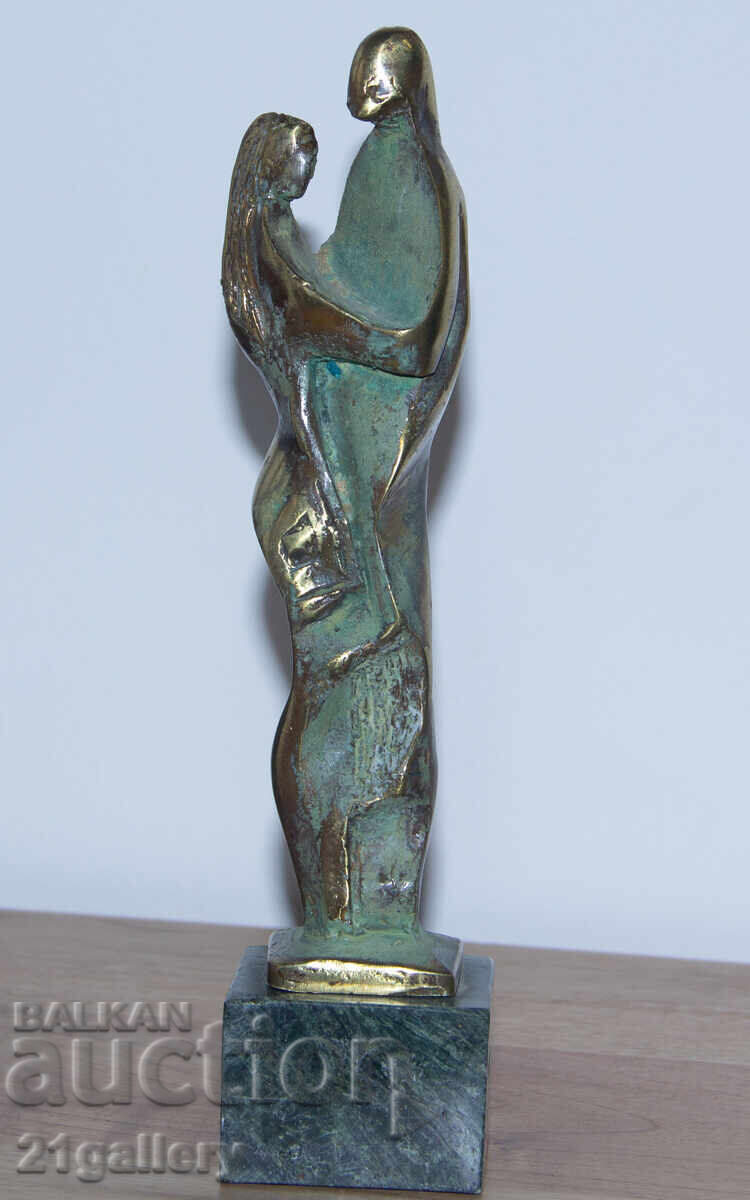 Original Bronze Sculpture, Sculpture, Couple with price 350.00 BGN | € 178.95 Original Bronze Sculpture, Sculpture, Couple with price 350.00 BGN | € 178.95