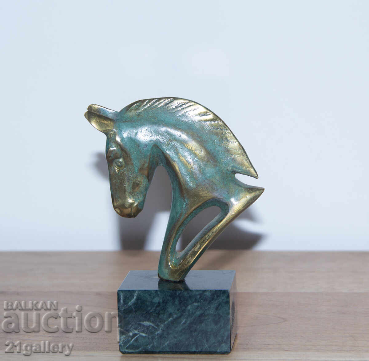 Bogdan Bondikov (1960 -) bronze sculpture, plastic, horse with price 100.00 BGN | € 51.13 Bogdan Bondikov (1960 -) bronze sculpture, plastic, horse with price 100.00 BGN | € 51.13