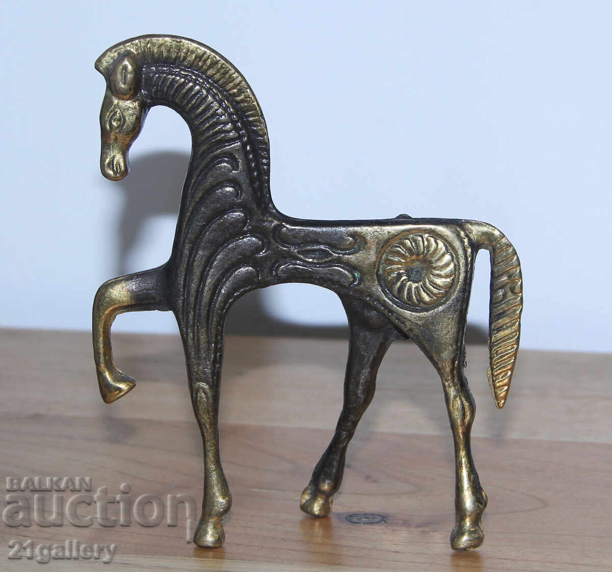 Bogdan Bondikov (1960 -) bronze sculpture, plastic, horse with price 100.00 BGN | € 51.13