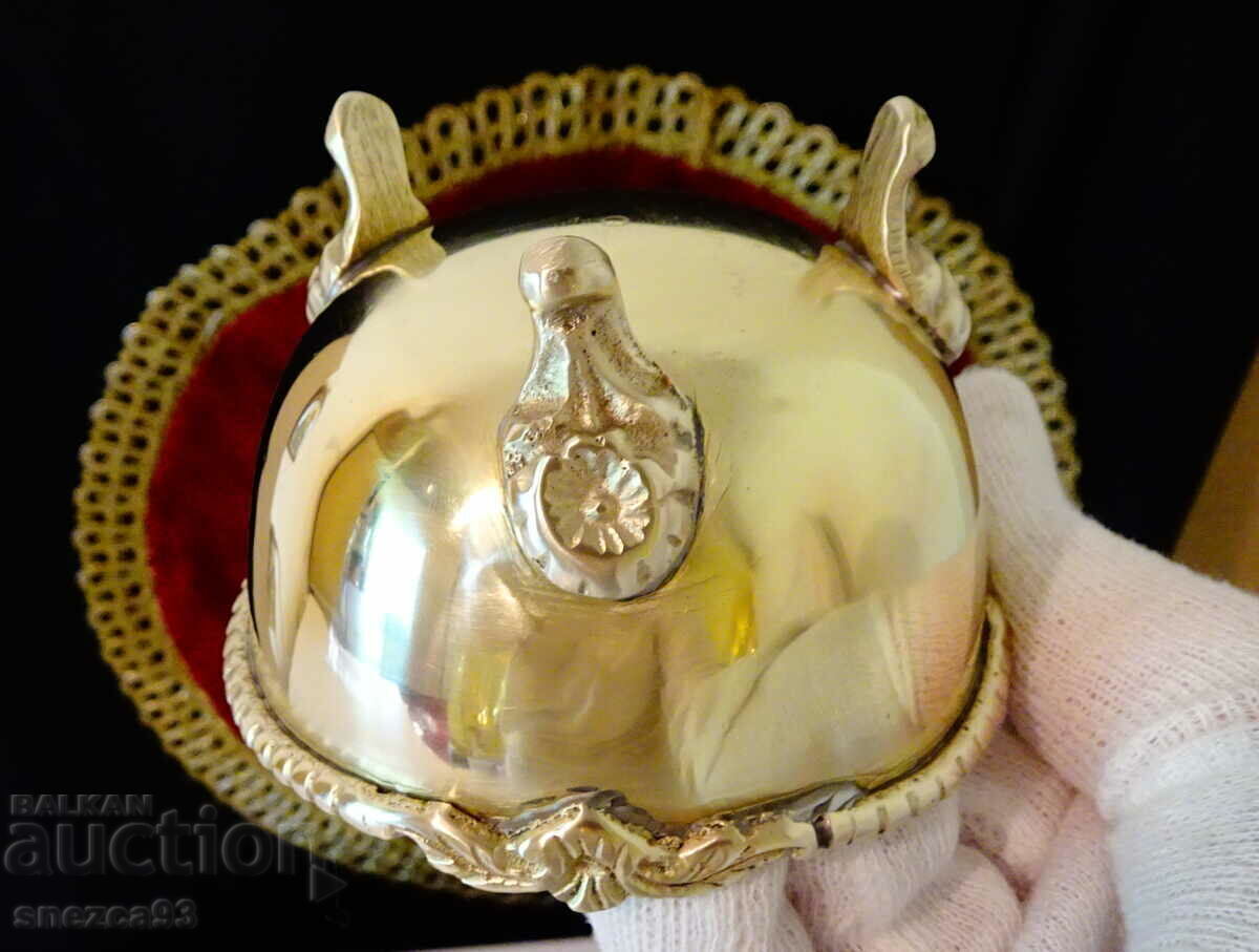 Аукцион Бронзов съд,купичка за ядки.