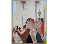 Josep Guinovart Artist grafic spaniol renumit tablou