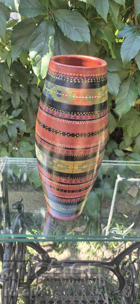 Δημοπρασία Ωραίο παλιό μεγάλο βουλγαρικό κεραμικό βάζο